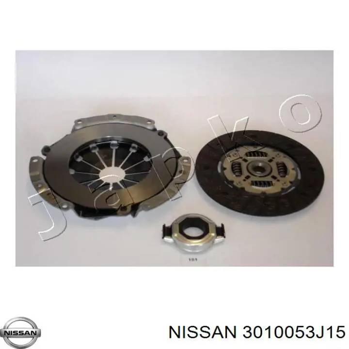 3010053J15 Nissan disco de embrague