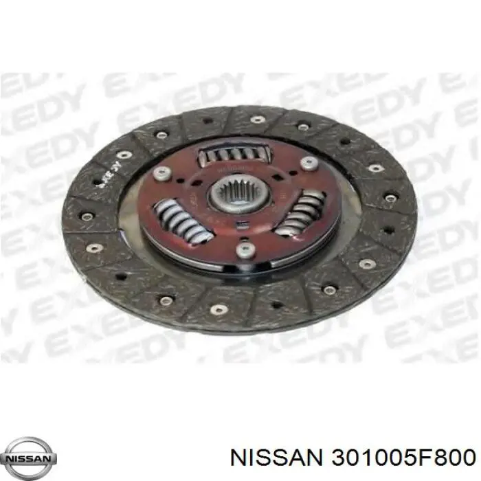 301005F800 Nissan disco de embrague