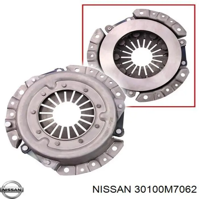 30100M7062 Nissan disco de embrague