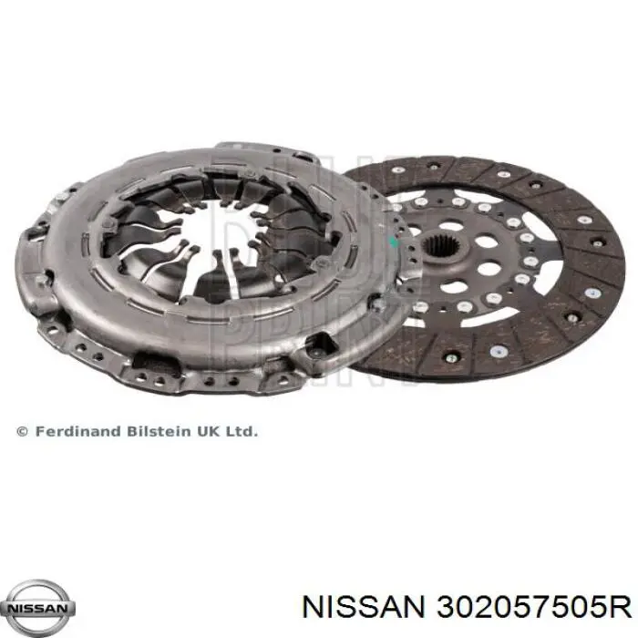 302057505R Nissan kit de embrague (3 partes)