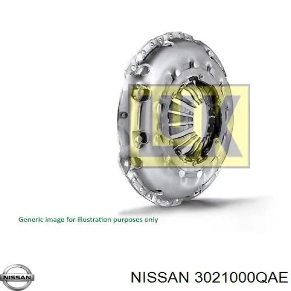 3021000QAE Nissan plato de presión del embrague