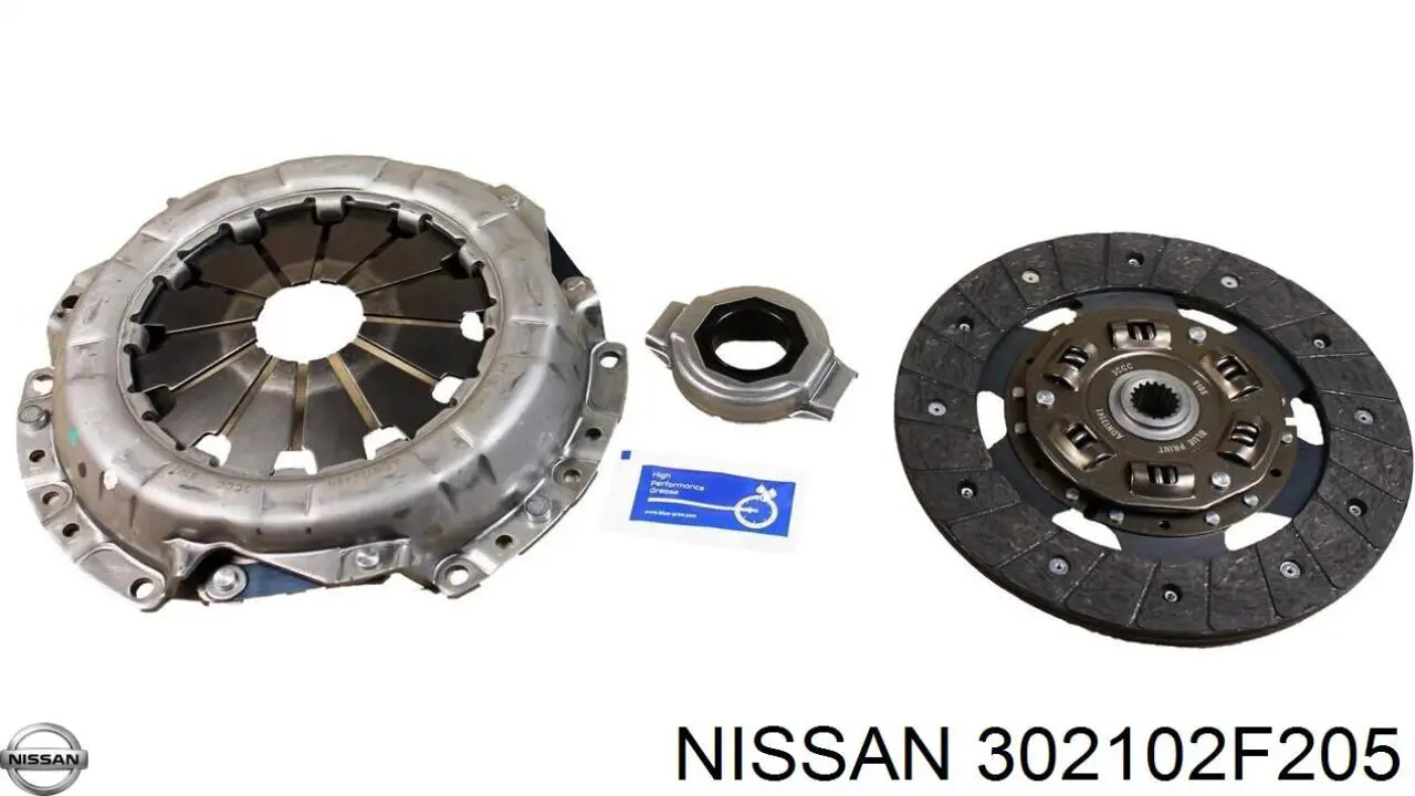 302102F205 Nissan plato de presión del embrague