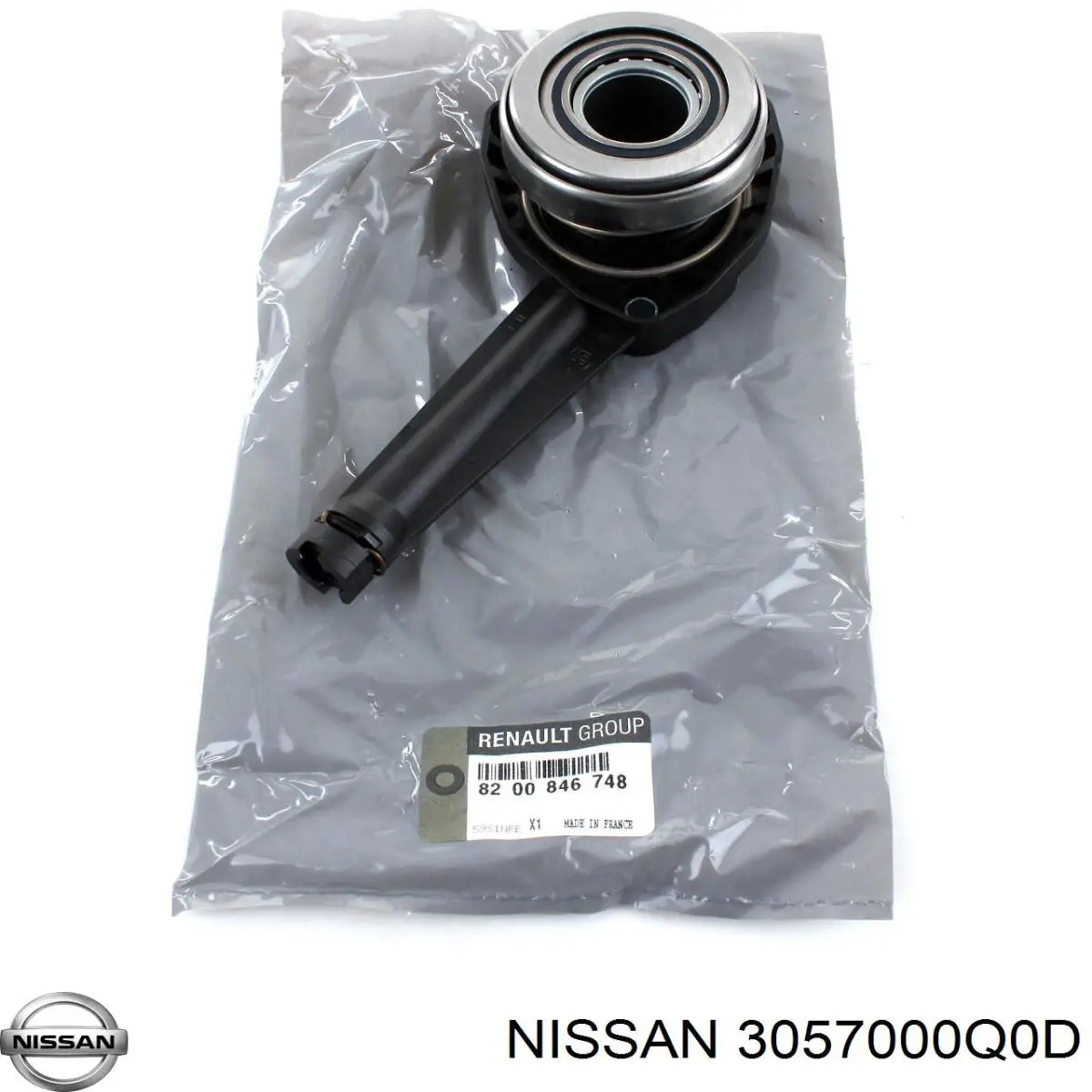 3057000Q0D Nissan cilindro esclavo de el embrague cojinete de liberacion