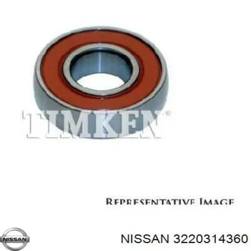 3220314360 Nissan cojinete, alternador