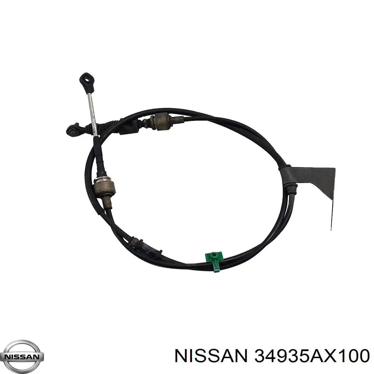 34935AX100 Nissan cable de accionamiento, caja de cambios, selectora