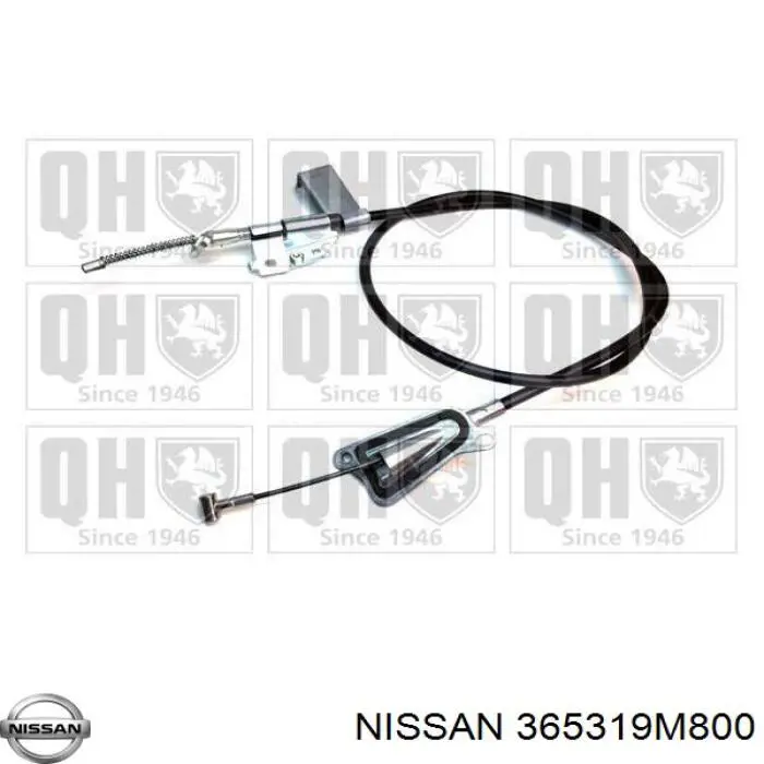 8198826 Iveco cable de freno de mano trasero izquierdo