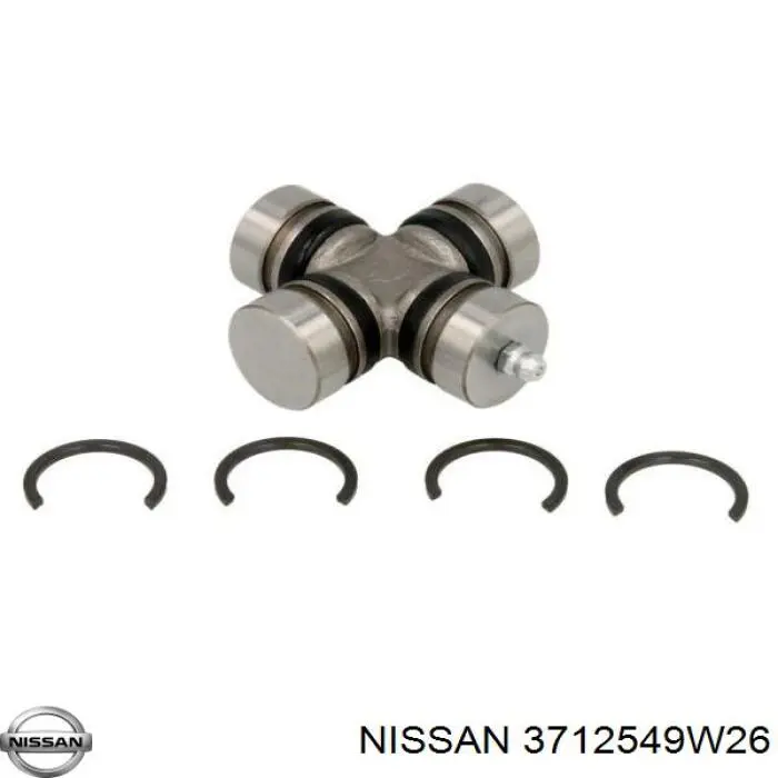 3712549W26 Nissan cruceta de árbol de cardán trasero