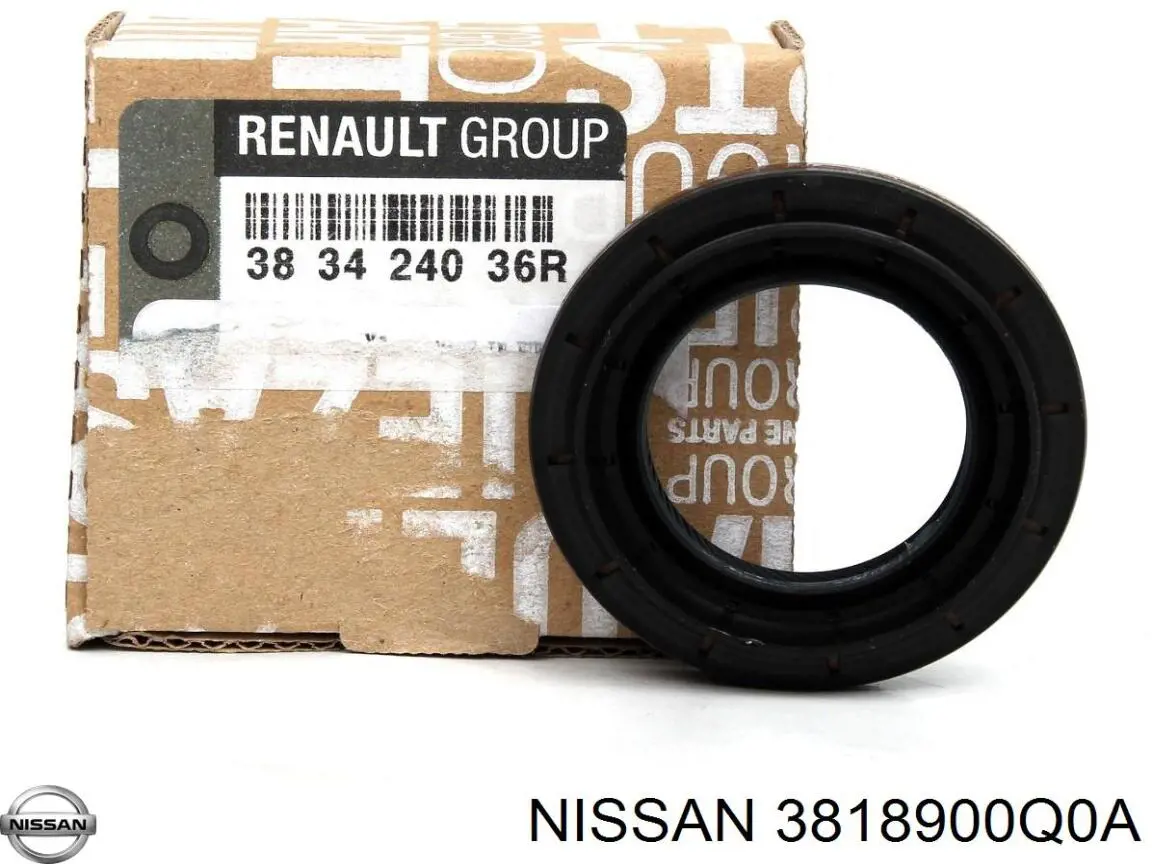  Anillo retén, diferencial eje delantero para Nissan Kubistar X76