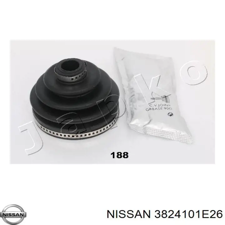 38241-01E26 Nissan fuelle, árbol de transmisión delantero exterior