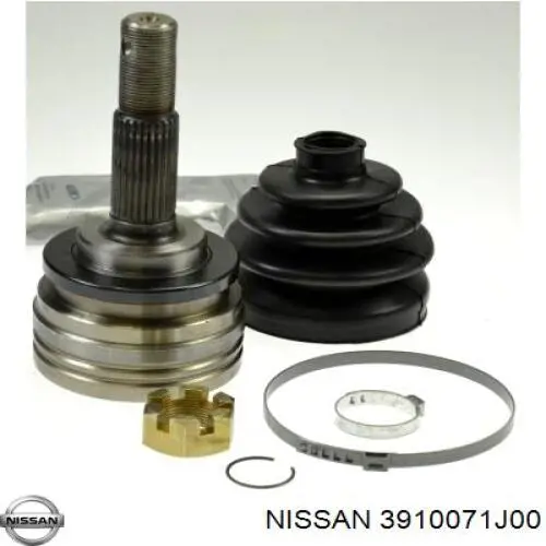 3910071J00 Nissan árbol de transmisión delantero izquierdo