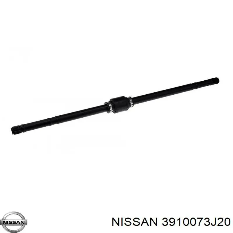 3910073J20 Nissan árbol de transmisión delantero derecho