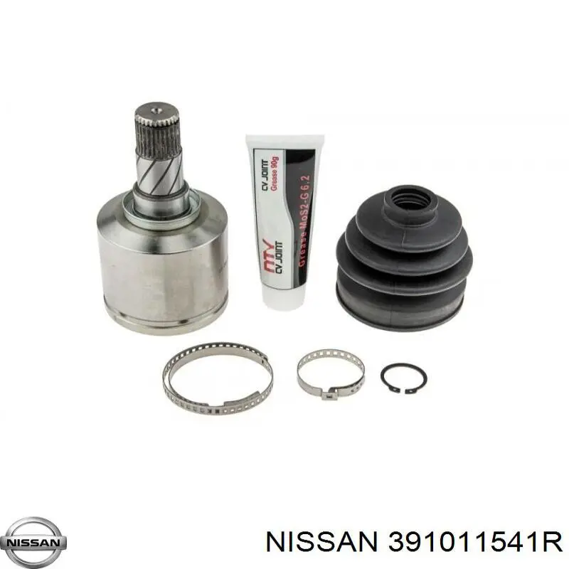 391011541R Nissan árbol de transmisión delantero izquierdo