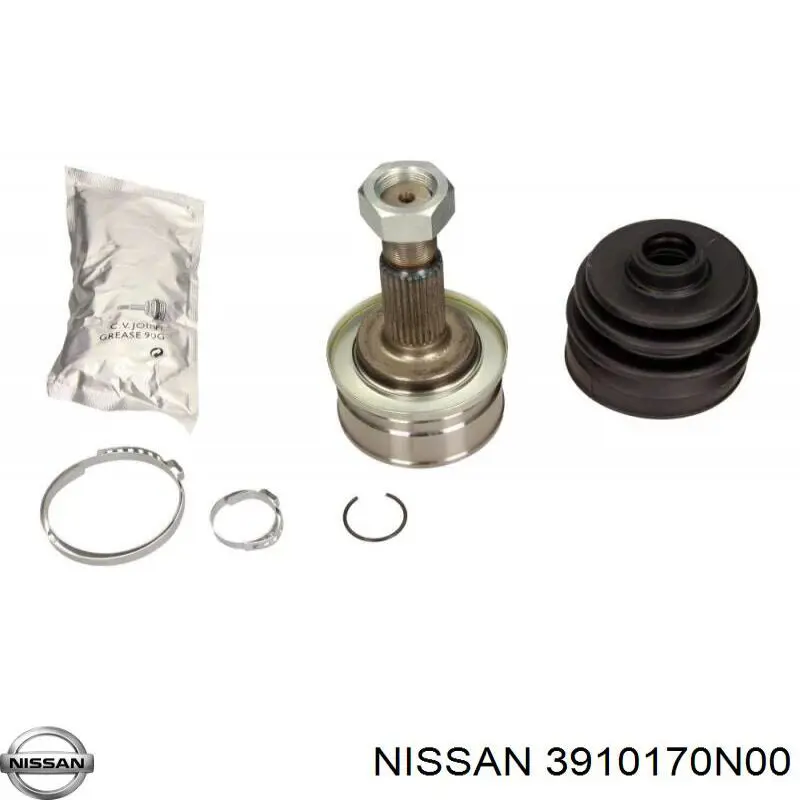 3910170N00 Nissan árbol de transmisión delantero izquierdo