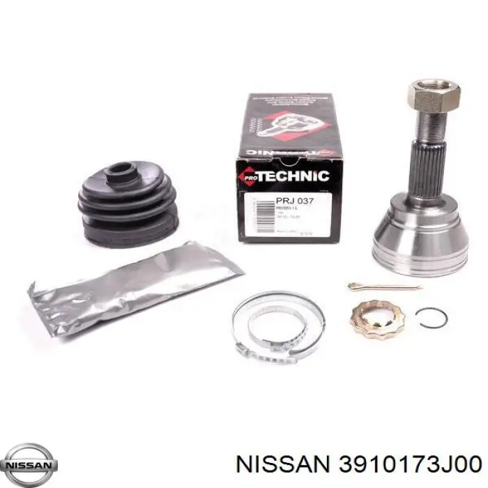 3910173J00 Nissan árbol de transmisión delantero izquierdo