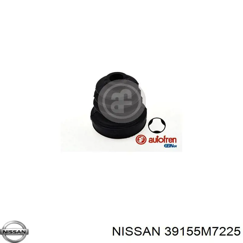 39155M7225 Nissan fuelle, árbol de transmisión delantero interior derecho