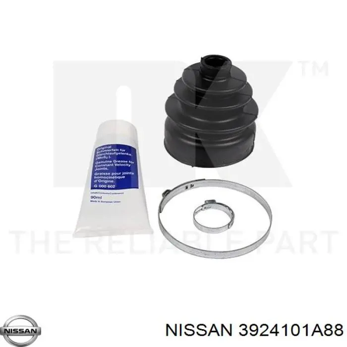 3924101A88 Nissan fuelle, árbol de transmisión delantero exterior