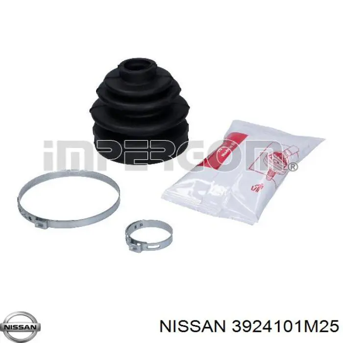 3924101M25 Nissan fuelle, árbol de transmisión delantero exterior