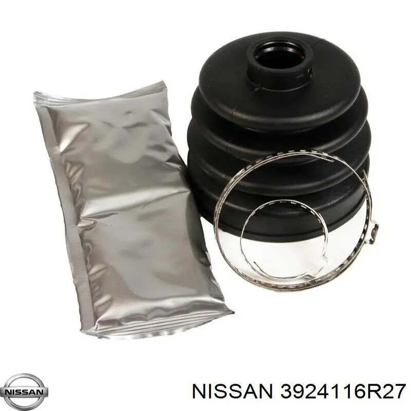 3924116R27 Nissan fuelle, árbol de transmisión delantero exterior