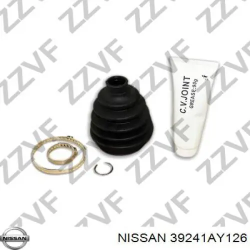 39241AY126 Nissan fuelle, árbol de transmisión delantero exterior