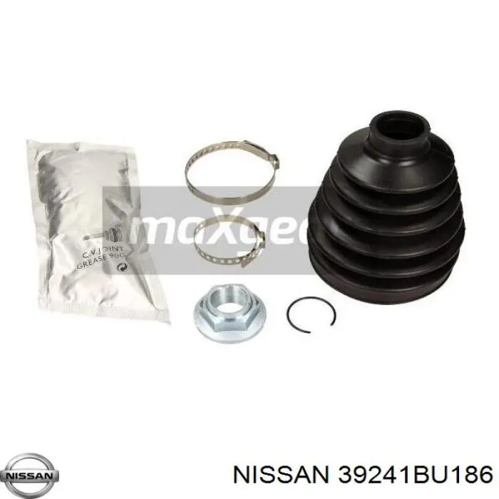 39241BU186 Nissan fuelle, árbol de transmisión delantero exterior