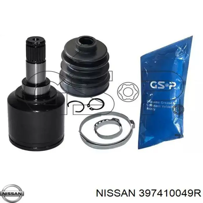 397410049R Nissan fuelle, árbol de transmisión delantero interior