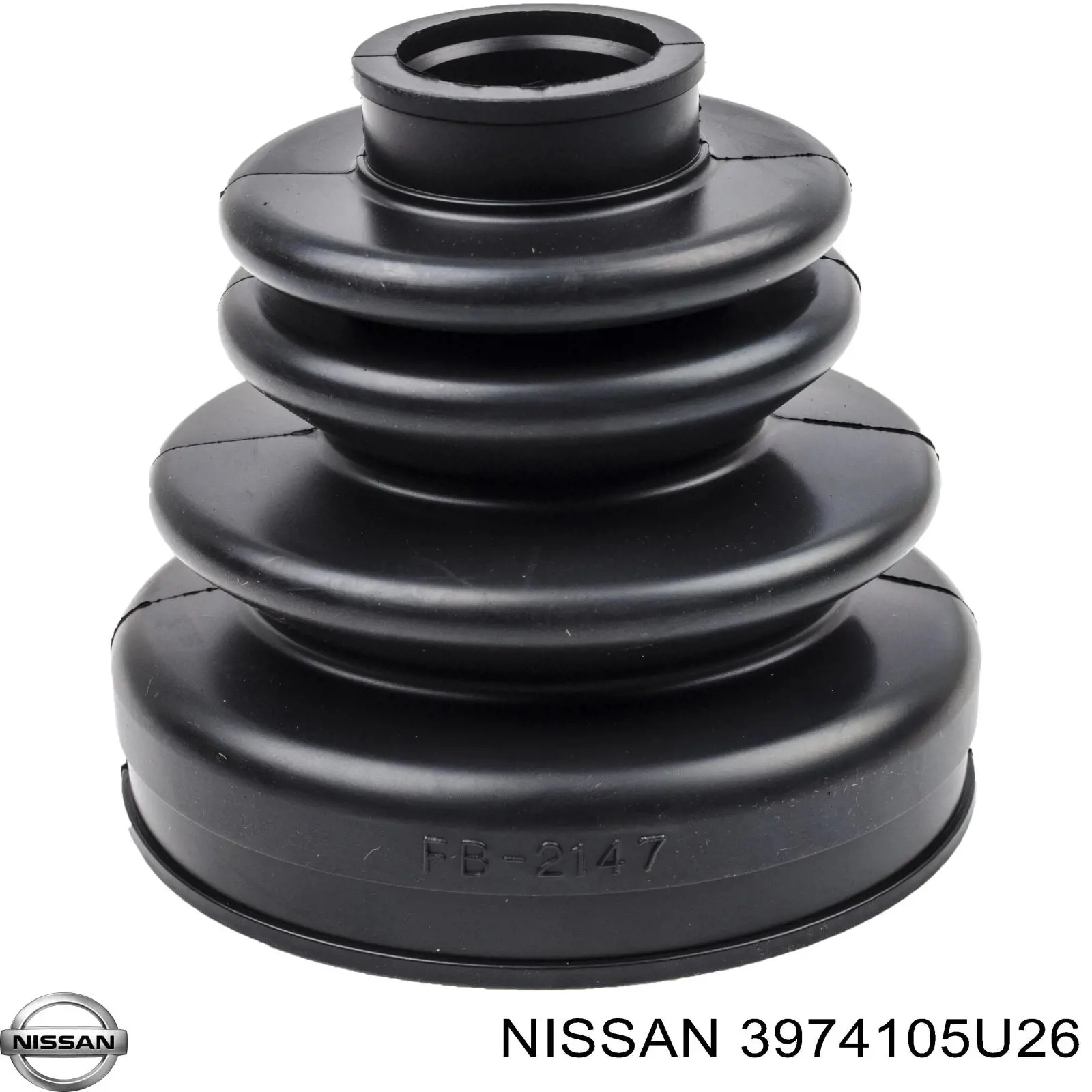 3974105U26 Nissan fuelle, árbol de transmisión delantero interior