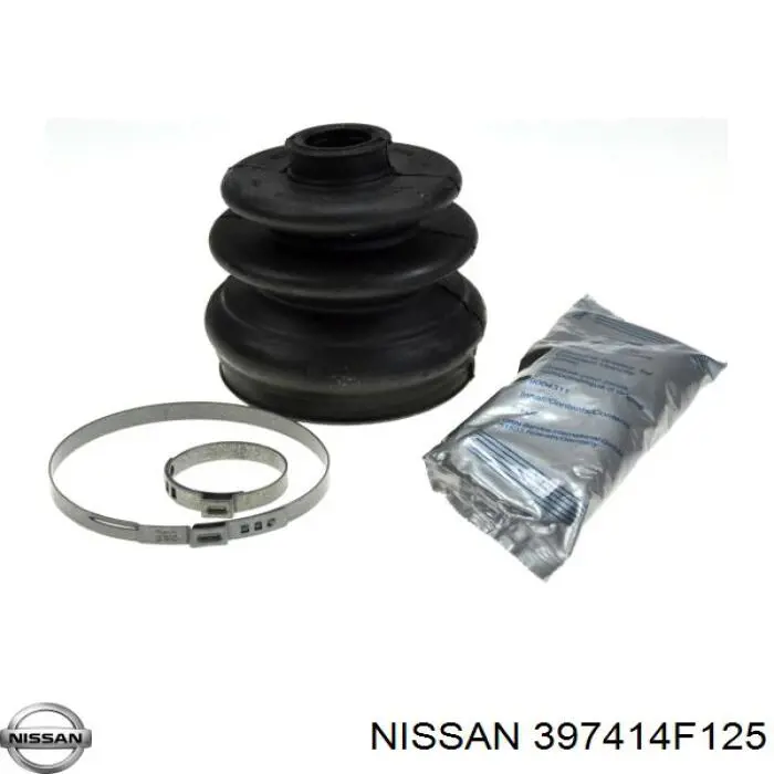 397414F125 Nissan fuelle, árbol de transmisión delantero interior derecho