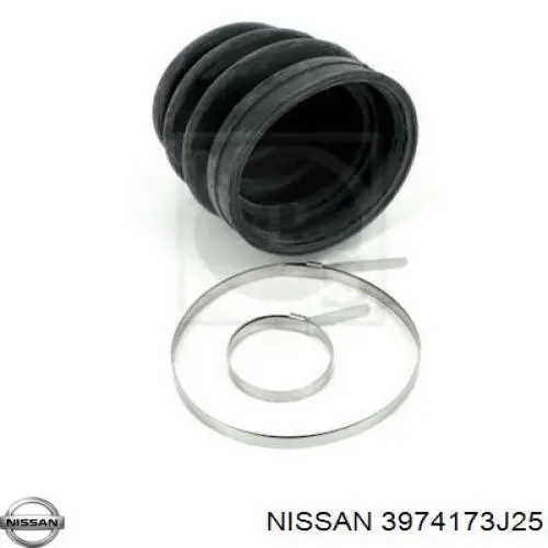 3974173J25 Nissan fuelle, árbol de transmisión delantero interior derecho