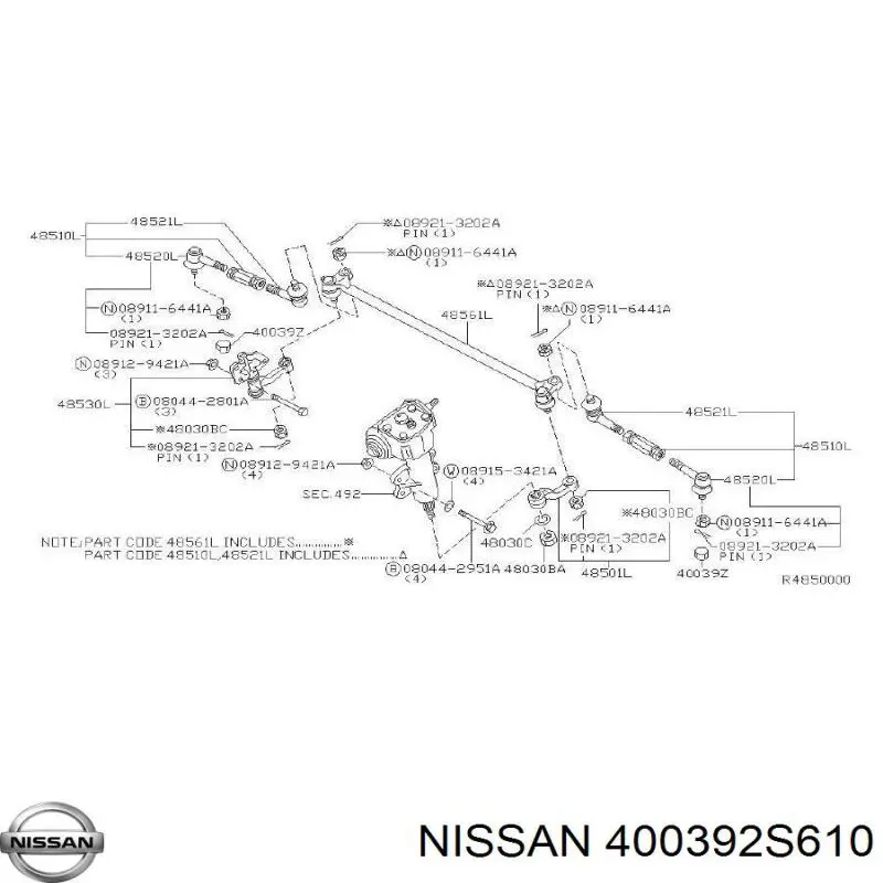 400392S610 Nissan 