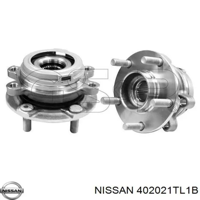 402021TL1B Nissan cubo de rueda delantero