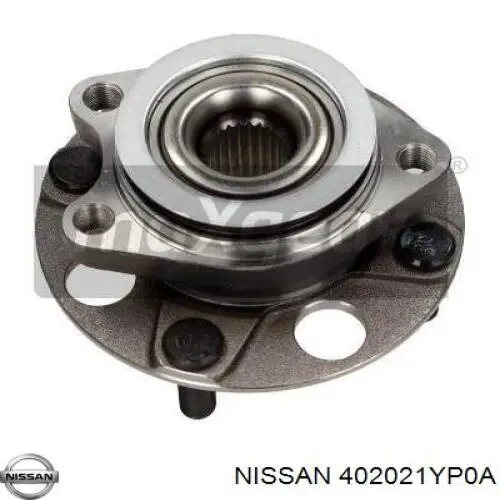 402021YP0A Nissan cubo de rueda delantero