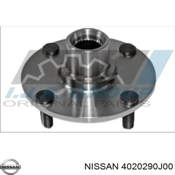  Cubo de rueda delantero para Nissan Primera P10