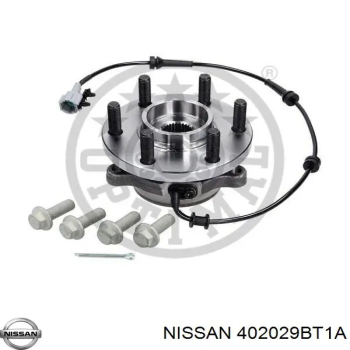 402029BT1A Nissan cubo de rueda delantero