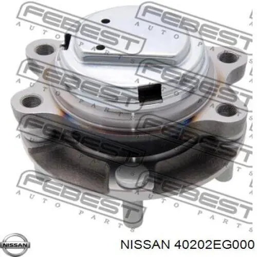 40202EG000 Nissan cubo de rueda delantero