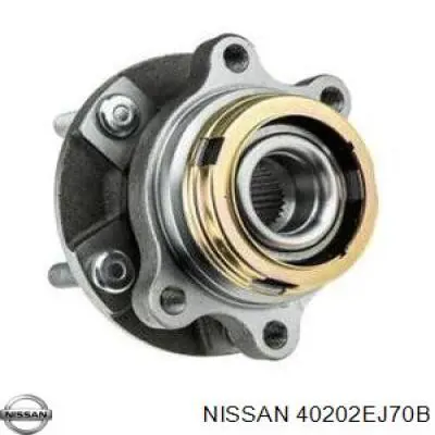 40202EJ70B Nissan cubo de rueda delantero