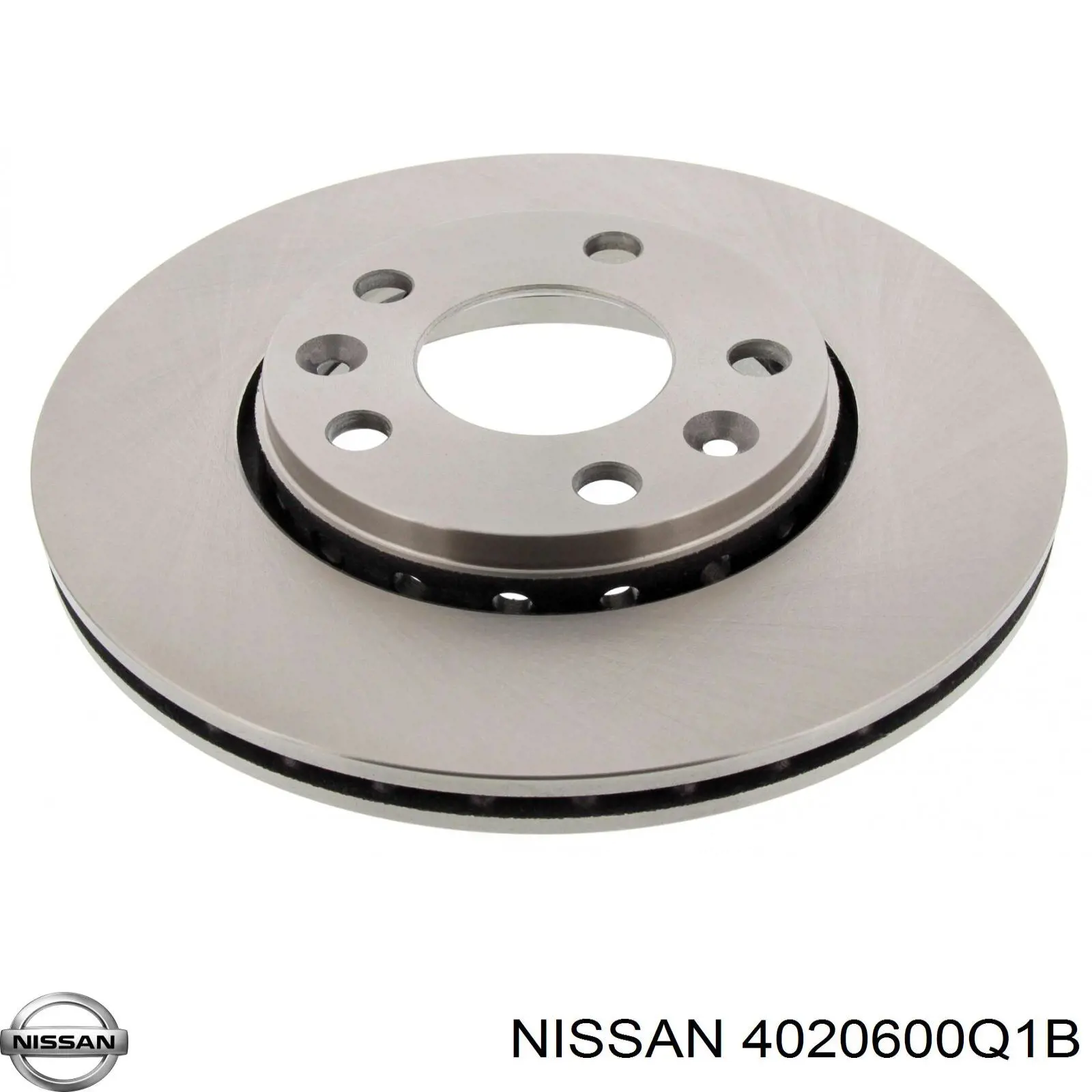 4020600Q1B Nissan freno de disco delantero