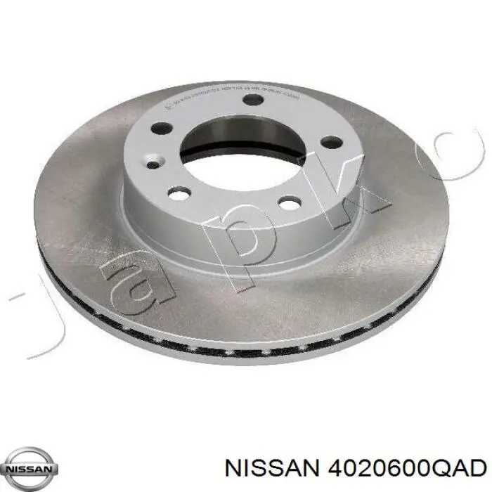 4020600QAD Nissan freno de disco delantero