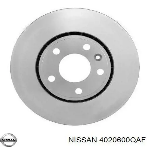 4020600QAF Nissan freno de disco delantero