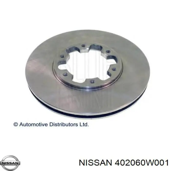 402060W001 Nissan freno de disco delantero