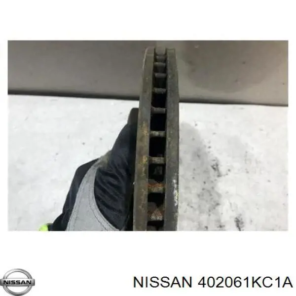 402061KC1A Nissan freno de disco delantero