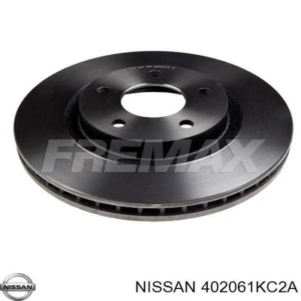 402061KC2A Nissan freno de disco delantero