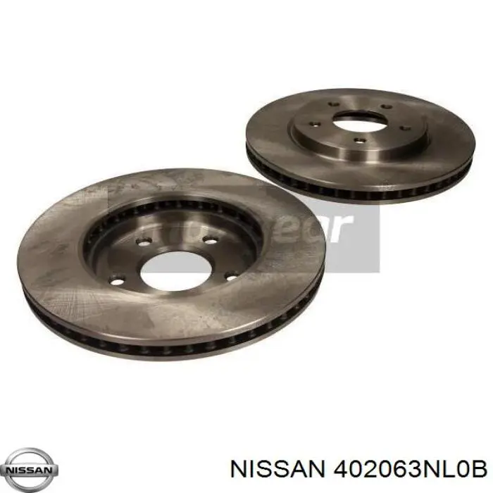 402063NL0B Nissan freno de disco delantero