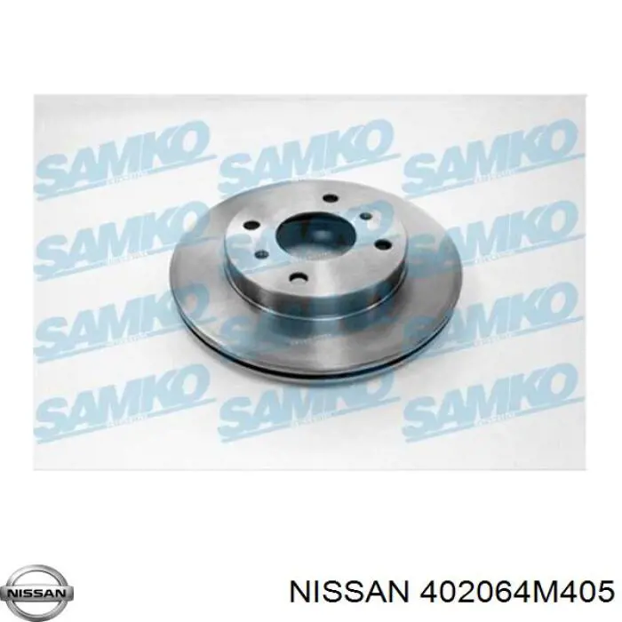 402064M405 Nissan freno de disco delantero