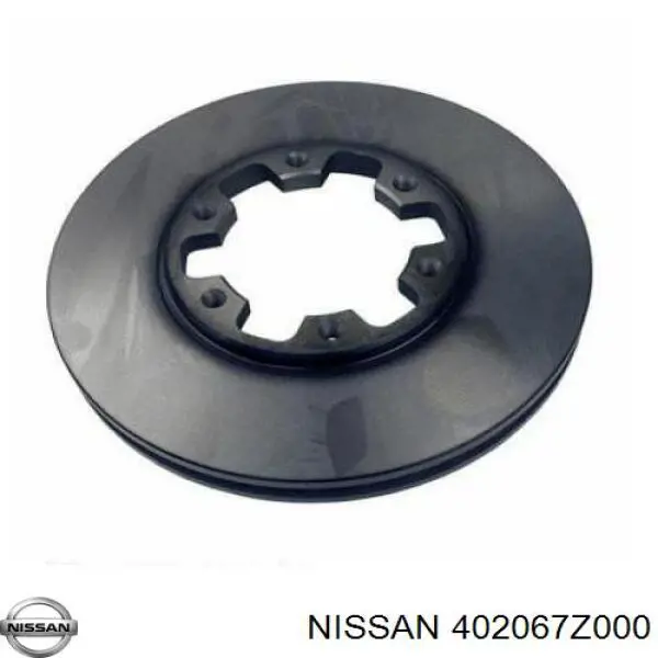 402067Z000 Nissan freno de disco delantero