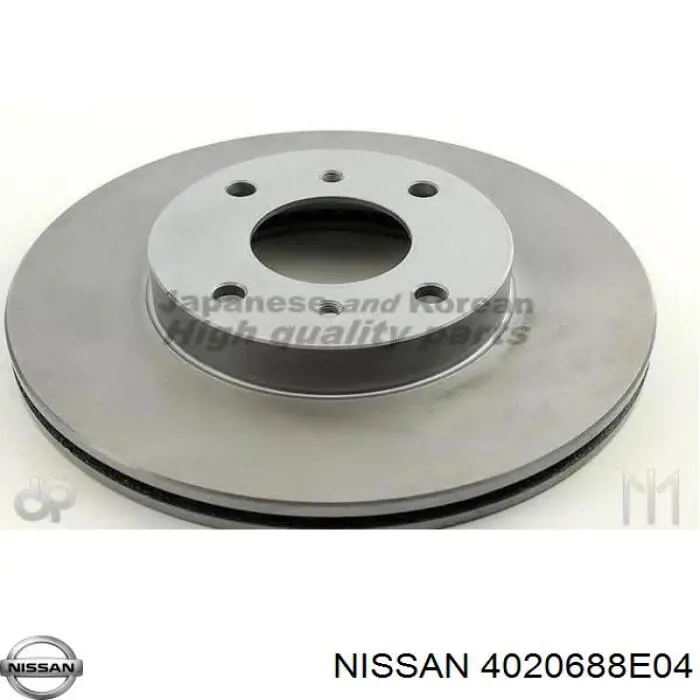 4020688E04 Nissan freno de disco delantero