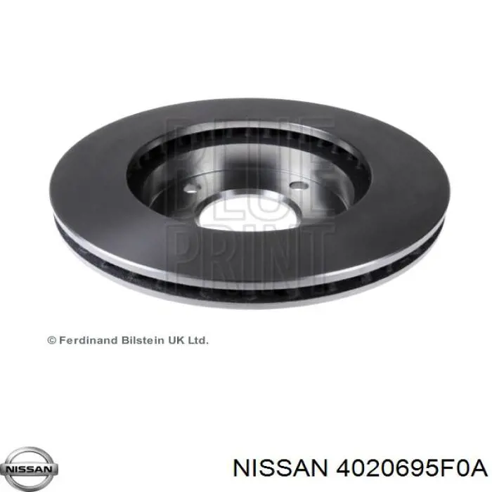 4020695F0A Nissan freno de disco delantero