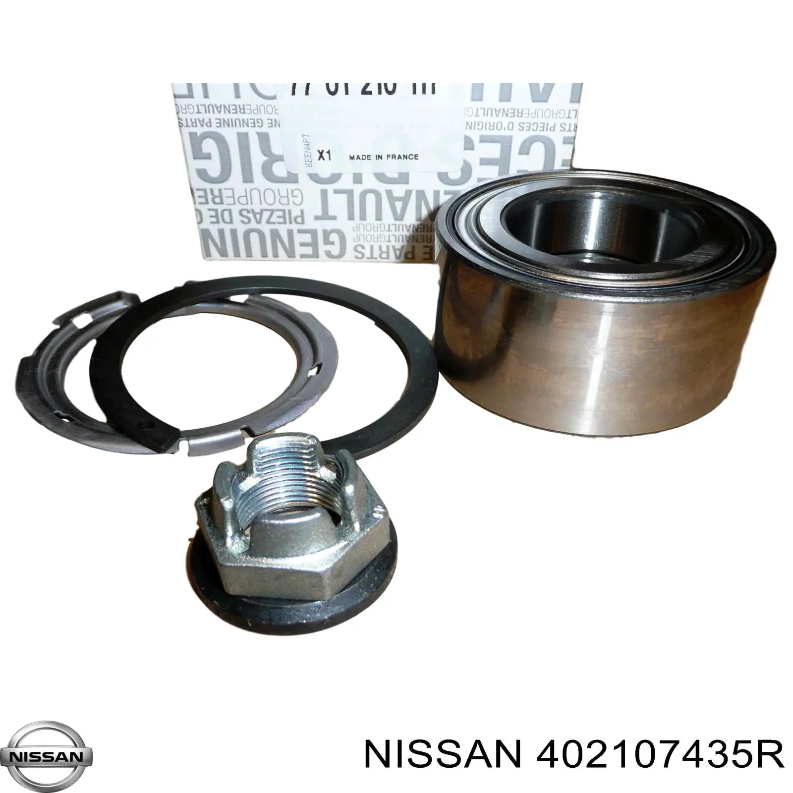 402107435R Nissan cojinete de rueda delantero