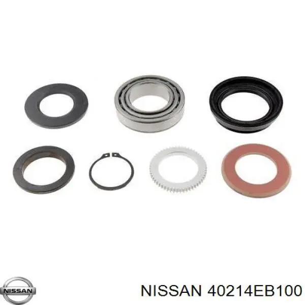 40214EB100 Nissan cojinete, palier, eje trasero