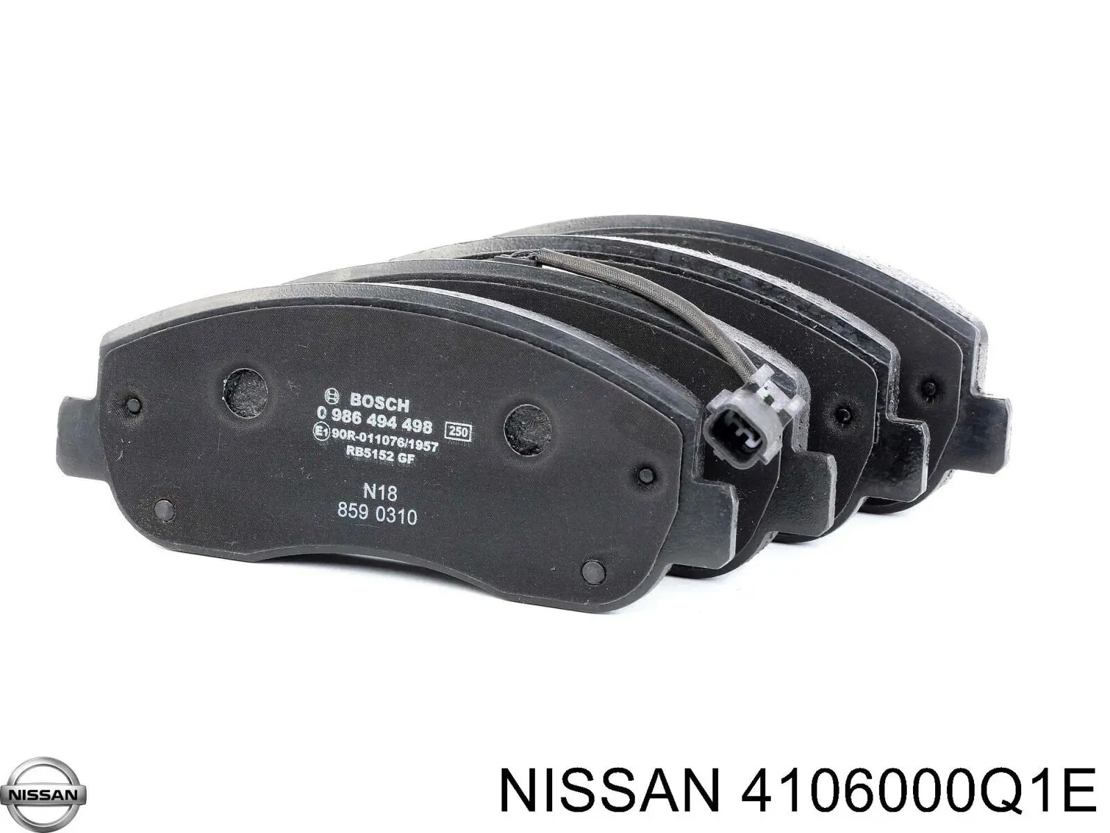 4106000Q1E Nissan pastillas de freno delanteras