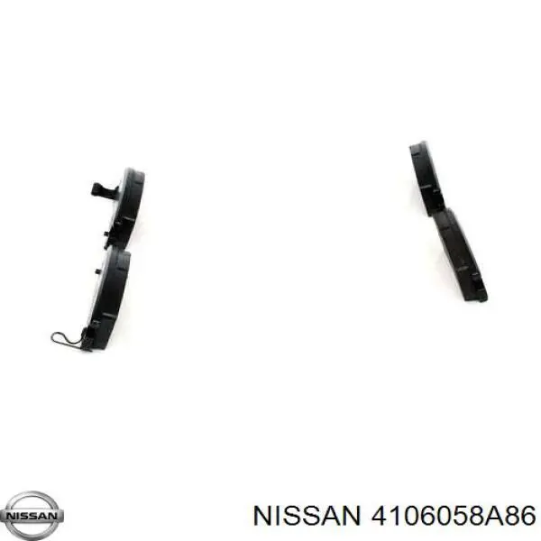 4106058A86 Nissan pastillas de freno delanteras